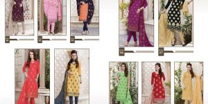 Shahenaz-Stylish Designer Cotton Dress Material