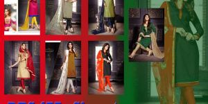 Chanderi Cotton Churidar Dress Material