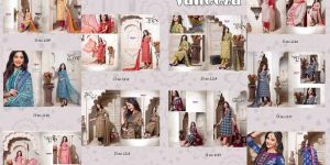 vanezza-Designer Latest Fashion Cotton Straight Heavy Dress Material