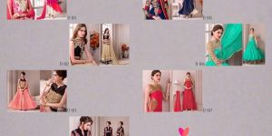 versidhhi-Stylish Designer Georgette Semistitched Dress