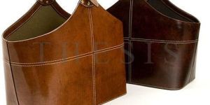 Leather Basket