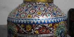 Meenakari Steel Kalash