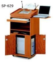 Wooden Podium With Computer Inbuilt