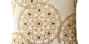 Embellished Circle Cushion