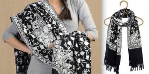 Embroidered Woolen Shawl