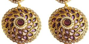 Purple Antique Earrings