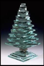 Glass Christmas Trees