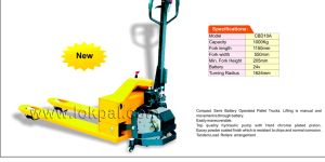 Semi Electric Pallet Truck