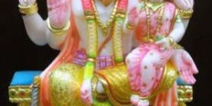 Marble Vishnu Laxmi Statues