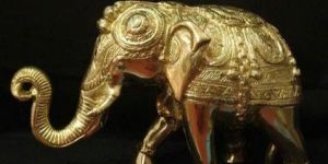 Brass Elephant Statue