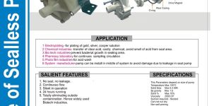 Sealless Magnetic Drive Pump