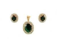 Gemstone Pendant Set