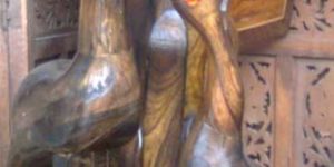 Carved Wooden Statues