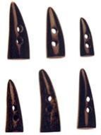 Buffalo Horn Toggle Buttons
