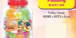 RS. 5 PUDDING / JELLY JAR (60 PCS)