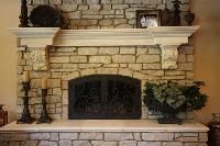 Stone Fireplace