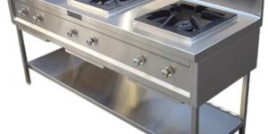 Three Burner Cooking Range