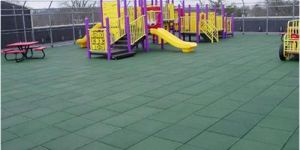 Recycled Rubber Flooring Tiles