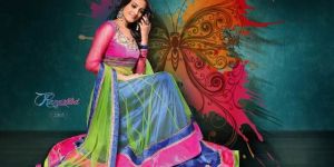 Rangmanch 2005 Satin Lehenga