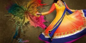 Chiffon Semi Stitched Salwar Kameez