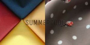 Polyester Summer Cool Dyed And Printed Fabric