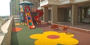Rubber Flooring for Play Area