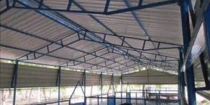 SPACE FRAME STRUCTURE ANGLE FRAME FABRICATION