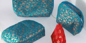 Handcrafted Brocade Jewellery Pouches