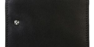 JL Collections 14 Card Slots Women Black Leather Card Holder - JL_CC_3317