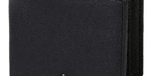 JL MW 2552 JL Collections Men Black Leather Wallet