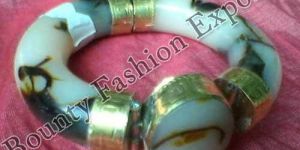 Resin Brass Bangles