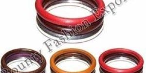 Wood Brass Bangle Set