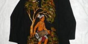 Panjabi with Batik Tribal Motif
