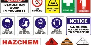 Safety Signs Stickers