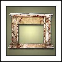 Stone Fireplace - (sf-8)