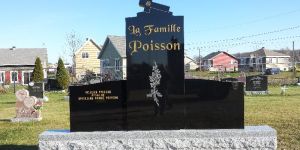 Wing Set Granite Monument