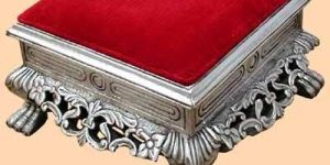 Silver Foot Stool - 002
