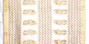 Mangalagiri Gold Khadi Dupatta Pd-61