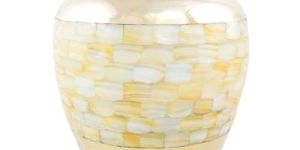 MOP Brass Memorial Urns