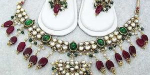 Kundan Necklace Set-set-270