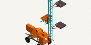 Concrete Mixer Cum Hoist