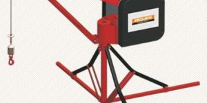 Red Mini Lifting Crane