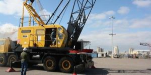 P&H 9125 TC1 Tyre Mounted Crane