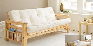 Wooden Sofa - White