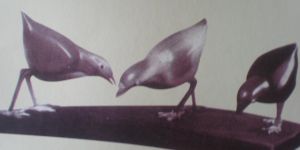 Horn Craft Standing Birds