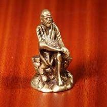 Metal Sai Baba Statue