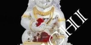 Shining Silver Plated Krishna Idols