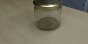 Glass Salsa Jars