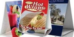 Promotional Table Tent Cards Printing Service