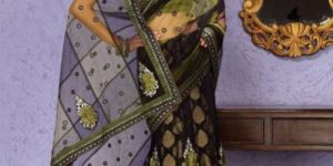 Embroidered Partywear Saree